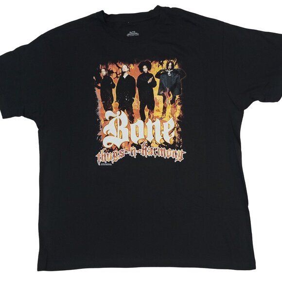 Bone Thugs-N-Harmony Black Graphic T-Shirt - Picture 1 of 4